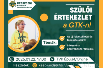 GTK szülői értekezlet