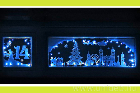 Díjazták a legszebb adventi díszkivilágítást a Kenézy Gyula Campuson