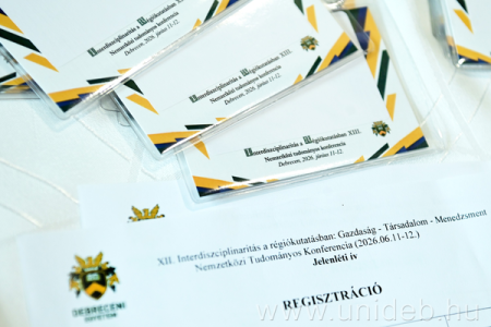 Interdiszciplinaritás a régiókutatásban 2026. 