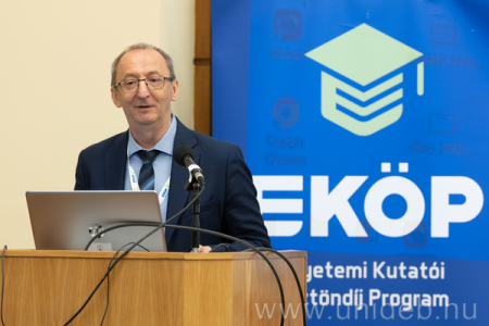 Kun Ferenc a megnyitón